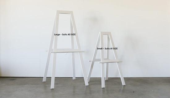 WHITE Easel Small